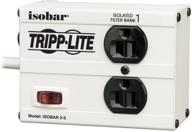 🔌 tripp lite ibar2-6d изобар 2-розеточная стойка-подавитель напряжения с 6 футовым кабелем и металлическим корпусом - пожизненная ограниченная гарантия и страхование на 25,000 долларов логотип