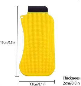 img 3 attached to Eyourlife Multi Functional Silicone Scrubber Cleaning，Yellow