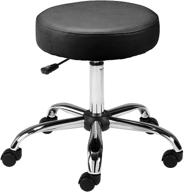 ⚫ lorell pneumatic height stools 24x24x23: efficient and stylish black options logo