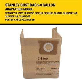 img 2 attached to 🧹 Alton Enterprises Limited Stanley Disposable Filter Bag for Wet/Dry Vacuums (5-8 Gallon), 3-Pack - Efficient Cleaning Solution