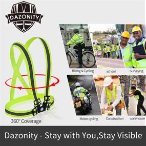 img 1 attached to Visibility Lightweight Adjustable Reflective Construction Occupational Health & Safety Products for Personal Protective Equipment