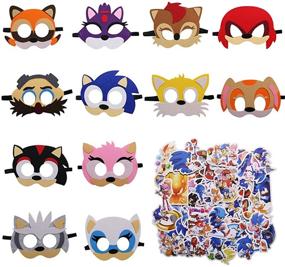 img 4 attached to Packs Sonic Masks Stickers Favors