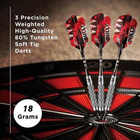 img 3 attached to 🎯 High-Quality Soft Tip Darts with Storage/Travel Case - Viper Bully, 18 Grams (80% Tungsten)