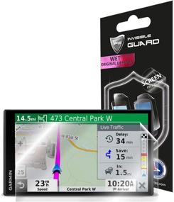 img 4 attached to 📱 Невидимая защитная пленка IPG Ultra HD Clear Film Screen Protector для навигатора Garmin DriveSmart 65 & Traffic GPS Navigator 6.95" - антицарапающая кожа, гладкая, самолечащаяся, без пузырей