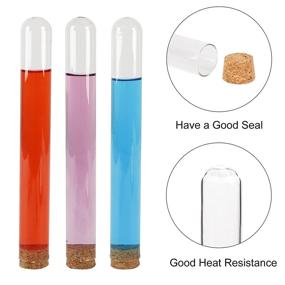 img 1 attached to 🧪 DEPEPE 25×200mm Glass Tubes Stoppers: Reliable and Versatile Lab Equipment