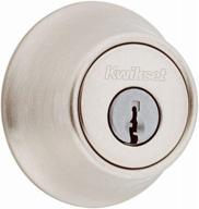 kwikset single cylinder deadbolt nickel логотип