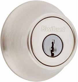 img 1 attached to Kwikset Single Cylinder Deadbolt Nickel