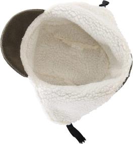 img 2 attached to 🧢 Connectyle Men's Windproof Fleece Winter Hats with Visor and Earflap - Skull Cap for Warmth