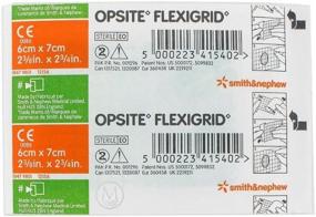 img 1 attached to 🩺 Smith &amp; Nephew Opsite Flexigrid Transparent Dressing 2.375x2.75 - Pack of 10 Dressings by Smith &amp; Nephew