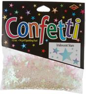 🌟 iridescent plastic star table confetti - 0.5 ounce pack for birthday, bridal, baby shower, wedding party decorations by beistle logo