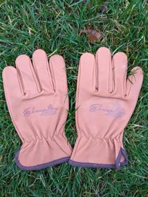 img 1 attached to 🧤 General Purpose Gardening Gloves in Genuine Goatskin Leather