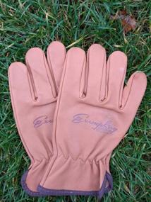 img 2 attached to 🧤 General Purpose Gardening Gloves in Genuine Goatskin Leather