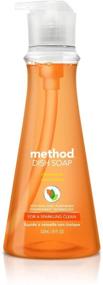 img 4 attached to Method Clementine Dish Soap, 🍊 18 Fl Oz (Pack of 6)