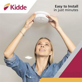 img 1 attached to 🚨 Kidde Hardwired Smoke & Carbon Monoxide Detector with Lithium Battery Backup - Pack of 6