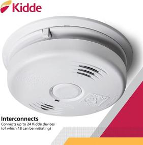 img 2 attached to 🚨 Kidde Hardwired Smoke & Carbon Monoxide Detector with Lithium Battery Backup - Pack of 6
