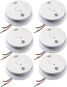 img 4 attached to 🚨 Kidde Hardwired Smoke & Carbon Monoxide Detector with Lithium Battery Backup - Pack of 6