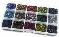 💎 sparkle in style with summer-ray assorted colors hot fix rhinestones set in storage box logo