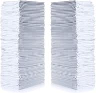 🧺 simpli-magic 79085 premium white shop towels - 50 pack (14"x12") logo