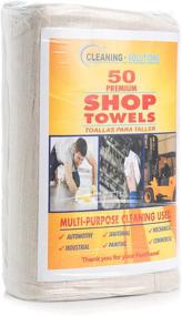 img 1 attached to 🧺 Simpli-Magic 79085 Premium White Shop Towels - 50 Pack (14"x12")