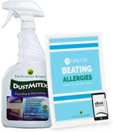 🌿 the ecology works dustmitex spray (32oz): eliminate dust mites, fleas & allergies, hypoallergenic for fabric, furniture, and pet bedding logo