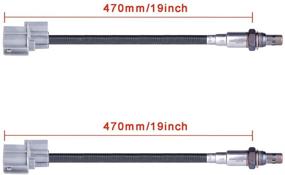 img 3 attached to 🔋 SCITOO 234-4099 O2 Oxygen Sensor for Honda Civic 92-00 Accord 98-99 Odyssey 99-00, Acura Integra 92-93 NSX 95-99 Heated O2 Sensor 4-Wire 2pcs