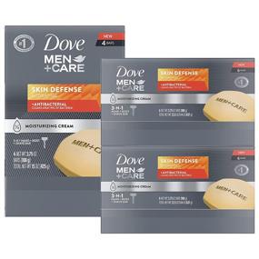 img 3 attached to 🧼 Dove Men+Care Soap Bar - Smooth and Hydrated Skin Defense | Effectively Cleanses, Nourishes & Removes Bacteria | 3.75 oz | Pack of 14