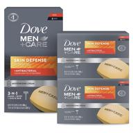 🧼 dove men+care soap bar - smooth and hydrated skin defense | effectively cleanses, nourishes & removes bacteria | 3.75 oz | pack of 14 логотип