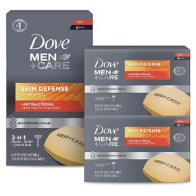 img 4 attached to 🧼 Dove Men+Care Soap Bar - Smooth and Hydrated Skin Defense | Effectively Cleanses, Nourishes & Removes Bacteria | 3.75 oz | Pack of 14