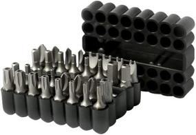img 4 attached to ARES 70009 - Comprehensive 33-Piece Security Bit Set with Magnetic Extension Bit Holder - Tamper Resistant, SAE Hex, Metric Hex, Star Bits, and More - Complete Anti Tamper Bit Set Including Torq, Spanner, and Triwing