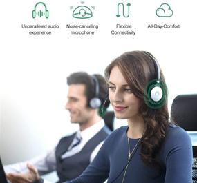 img 1 attached to 🎧 Yealink Teams Certified USB Wired UH36 UH34 Mono Headset with Noise Cancelling Mic for Computer PC Laptop Stereo Calls and Music, 3.5mm Jack (Teams Optimized)