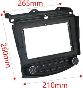 img 2 attached to LEXXSON установочный набор Double DIN для Honda Accord 7-го поколения 2003-2007 годов - крепежный набор для автомобильного стерео и автомобильной рамы.