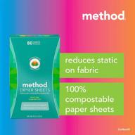 🌊 method dryer sheets, beach sage scent, 80 count logo