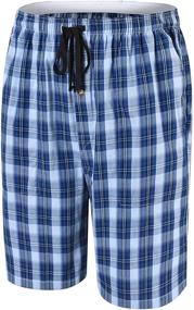 img 2 attached to MoFiz Pajama Bottoms Shorts Loungwear Men's Clothing