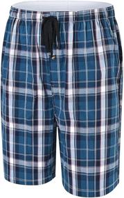 img 1 attached to MoFiz Pajama Bottoms Shorts Loungwear Men's Clothing