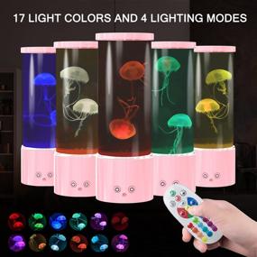 img 3 attached to 🎆 KIKILIVE Jellyfish Lava Lamp: Color Changing Dimmable Jellyfish Tank Table Lamp for Stunning Home Office Decor & Perfect Gifts for Kids