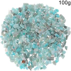 img 3 attached to POPETPOP Aquarium Gravel River Rock Decor - 100g Polished Small Decorative Pebbles Stones for Aquariums, Vases, Landscaping, and Vase Fillers