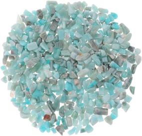 img 4 attached to POPETPOP Aquarium Gravel River Rock Decor - 100g Polished Small Decorative Pebbles Stones for Aquariums, Vases, Landscaping, and Vase Fillers