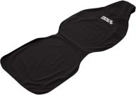 🚗 race face car seat cover: sleek black design, perfect fit for all car sizes logo