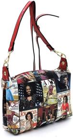 img 2 attached to 👜 SEO-Optimized Crossbody Bag for Women: Magazine Collage Michelle Handbag in Handbags & Wallets