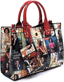 img 3 attached to 👜 SEO-Optimized Crossbody Bag for Women: Magazine Collage Michelle Handbag in Handbags & Wallets