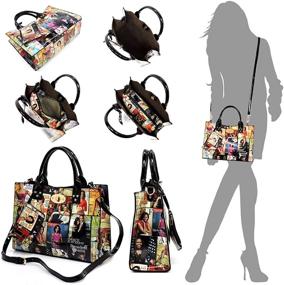 img 1 attached to 👜 SEO-Optimized Crossbody Bag for Women: Magazine Collage Michelle Handbag in Handbags & Wallets