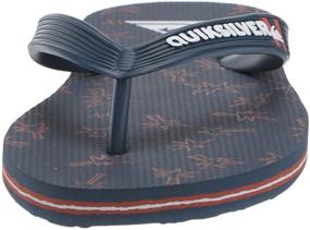 img 3 attached to 👣 Quiksilver Unisex-Child Molokai Print Youth Flip-Flop: Комфортная и стильная пляжная обувь для детей