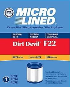 img 2 attached to 🧹 Dirt Devil Upright Vacuum Cleaner Style F-22 Hepa Filter Part # 1LV1110000: Efficient Cleaning Companion