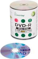 smart buy 100 pack dvd-r 4.7gb 16x shiny silver blank data video movie recordable media disc - bulk 100 discs for recordings & archiving логотип