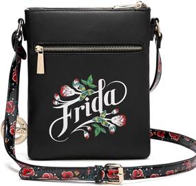 img 2 attached to Authentic Picture Cartoon Leather Crossbody Women's Handbags & Wallets and Crossbody Bags