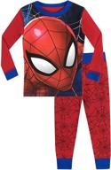 ultimate spider-man boys' spiderman pajamas for superhero dreams logo