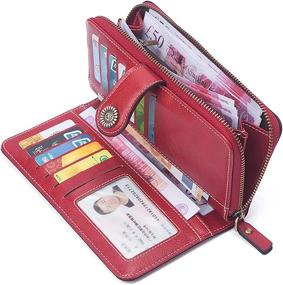 img 3 attached to Mokoze Leather Capacity Compact Wallets Women's Handbags & Wallets and Wallets