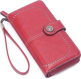 img 2 attached to Mokoze Leather Capacity Compact Wallets Women's Handbags & Wallets and Wallets