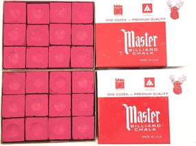 img 1 attached to USA-Made – 2 Boxes of Master Chalk – 24 Pieces for Pool Cues and Billiards Sticks Tips