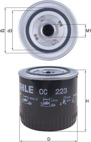 img 3 attached to Оригинальный фильтр MAHLE OC 223